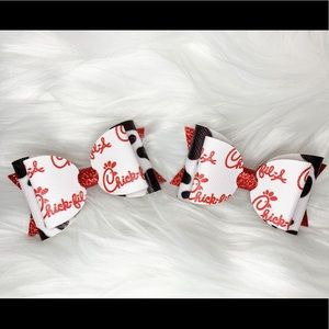 Chick-fil-A Faux Leather Bow